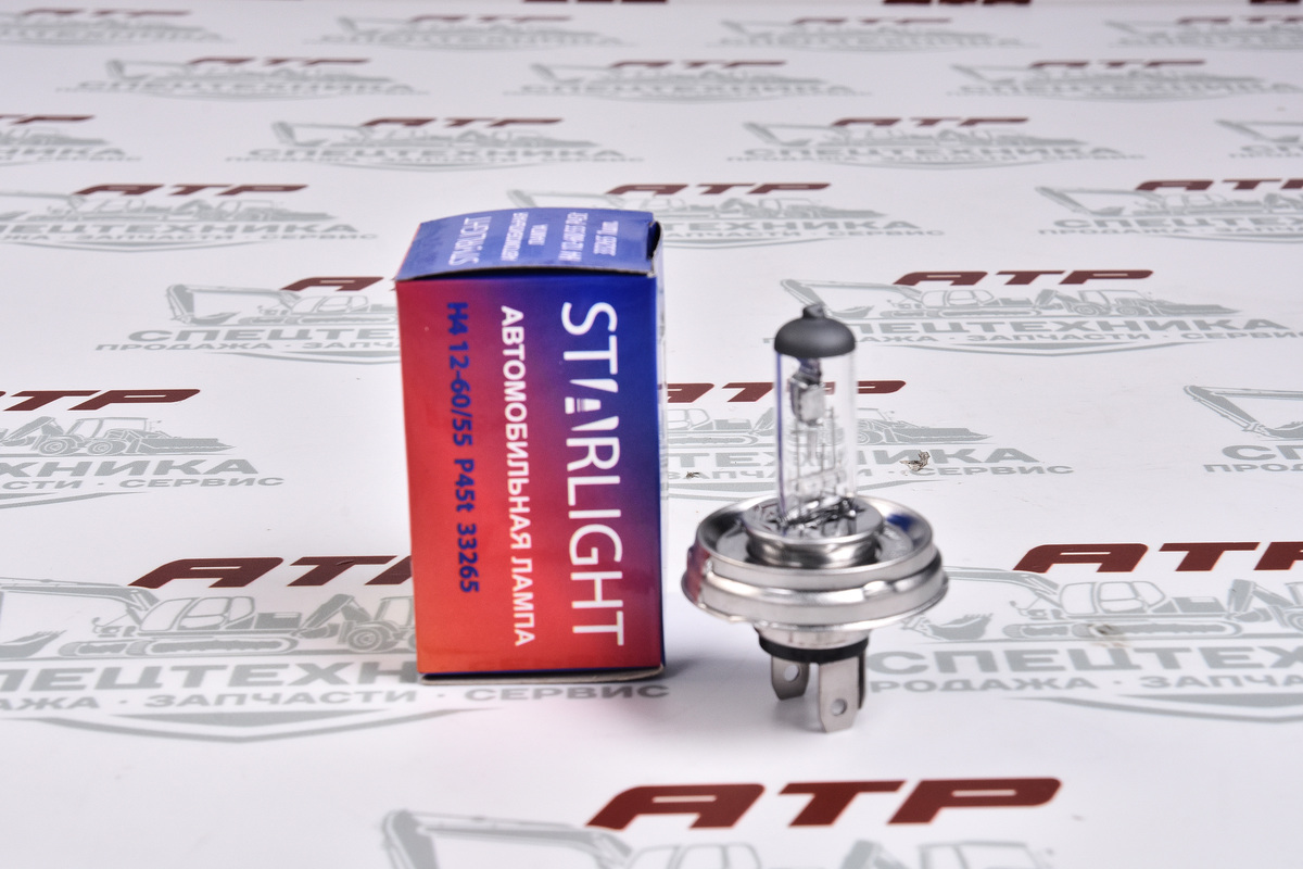 Лампа автомобильная H4 12-60/55 P45t 33265 - изображение 1
