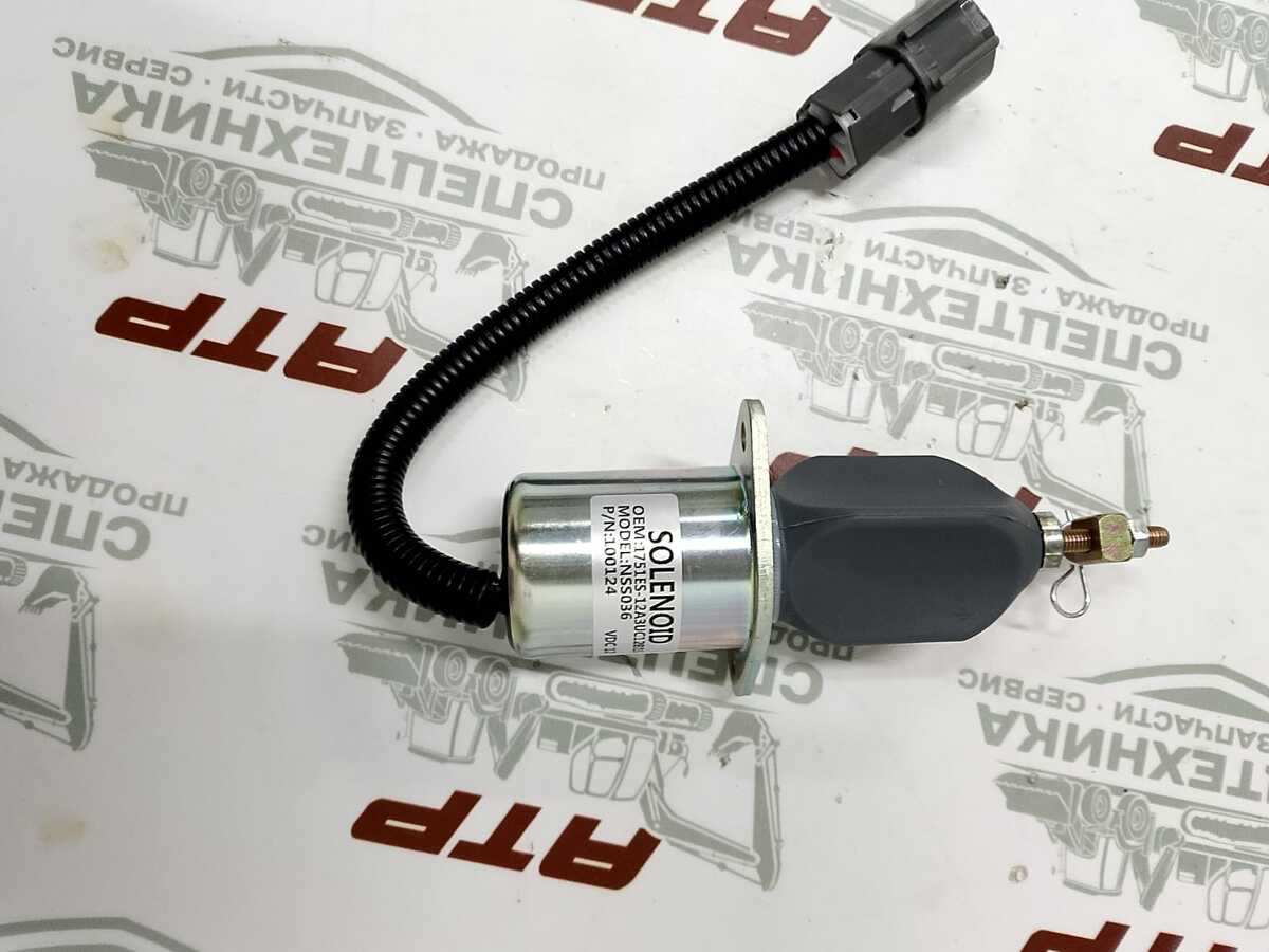 Соленойд оборотов двигателя Kubota SP150 1751ES-12A3UC12B1S - изображение 1