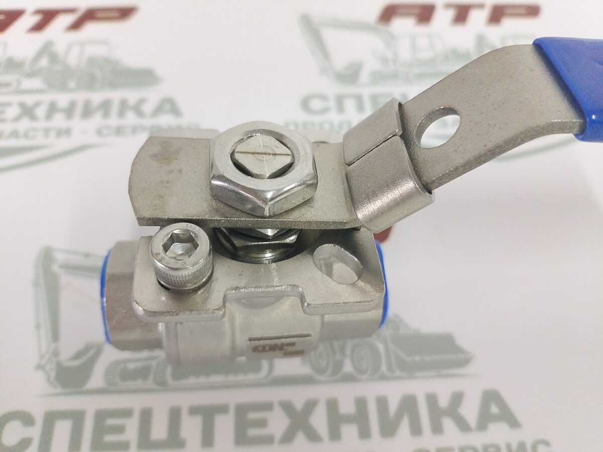 Кран шаровой Ду15 Ру63 9х9, F03/F04, 4,5Нм - изображение 1