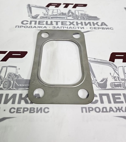 Прокладка турбокомпрессора 6ISBe,6BT,ISLe,QSL (прямоугольная) (без перемычки)